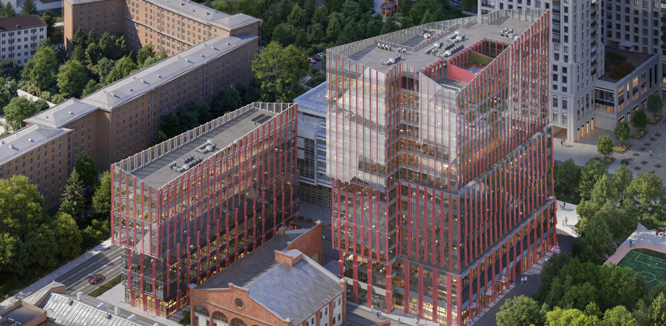     На северо-востоке Москвы появится бизнес-центр в индустриальной эстетике