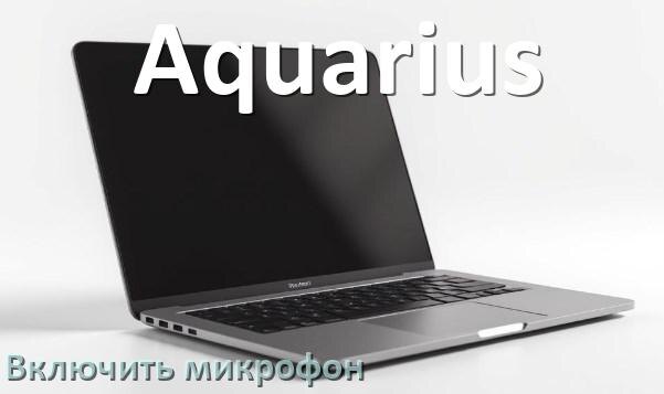 
Как подключить микрофон к ноутбуку Aquarius и включить в Windows 11 и 10