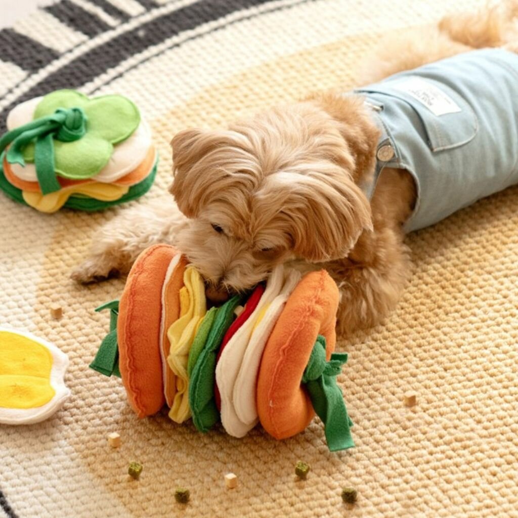 Поисковые игры как лучший метод снять симптомы скуки у собак дома