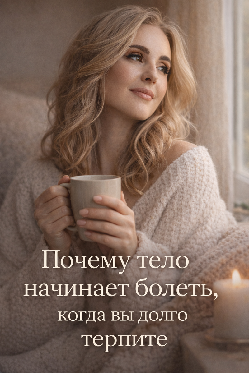 

В этой статье — о том, почему симптомы часто приходят туда, где слишком много терпения.
Есть женщины, которые умеют держаться до последнего.
Не жаловаться, не просить, не показывать слабость.
Но однажды начинает говорить тело.

