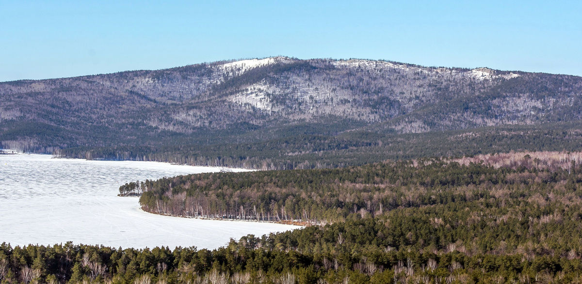 Озеро Тургояк, гора Заозерная.