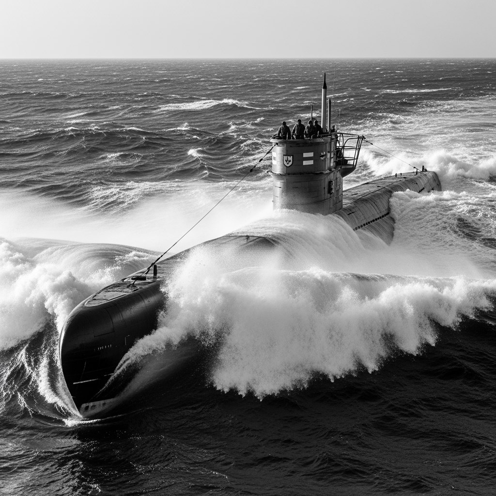 Суровые будни Битвы за Атлантику. Подводные лодки типа VII стали главным символом подводной войны