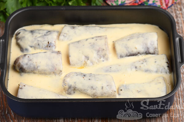 Просто заливаю минтай яйцами и быстро готовлю на плите или в духовке (2 варианта)