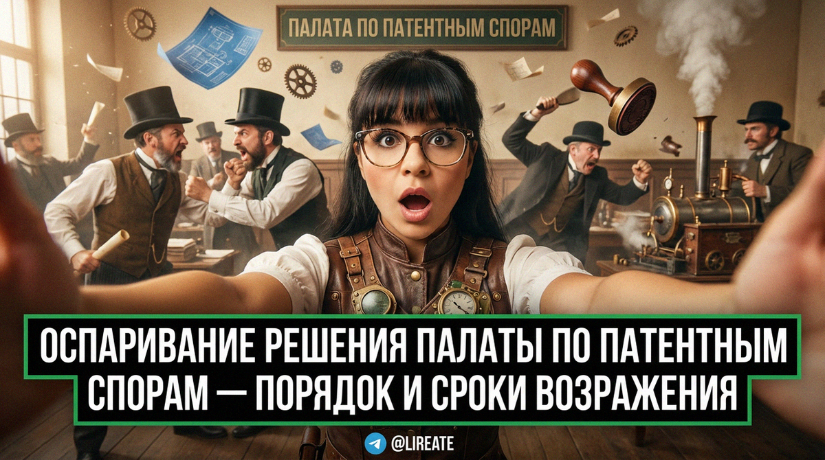    Порядок и сроки возражения на решения Палаты по патентным спорам Лирейт