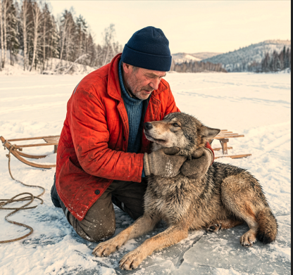 "Ты посмотри на его глаза, он же всё понимает", - сказал пенсионер, спасая волка из болота. Спустя годы зверь вернул долг охотнику