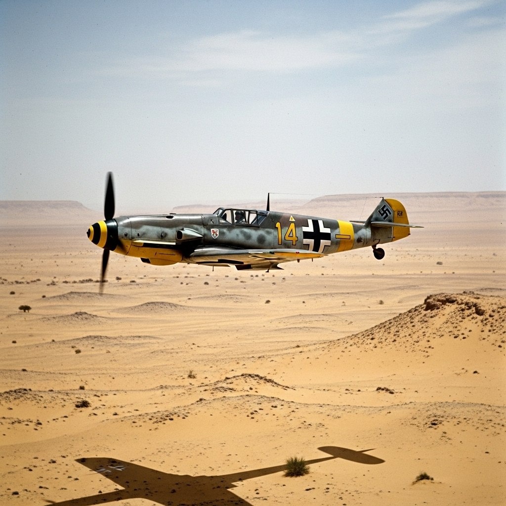 Легендарный «Желтый 14» в небе над Северной Африкой