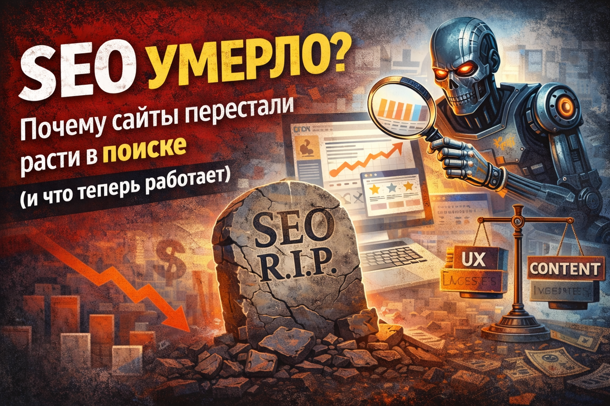 SEO продвижение сайтов умерло? Сайт перестал расти в поиске.
