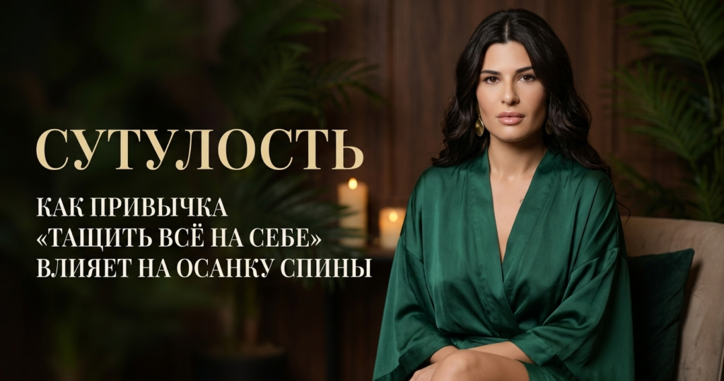 Сутулость: как привычка «тащить всё на себе» влияет на осанку спины