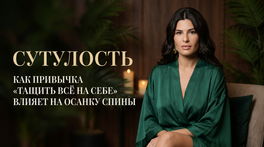    Как привычка «тащить всё на себе» влияет на осанку. Татьяна Костова