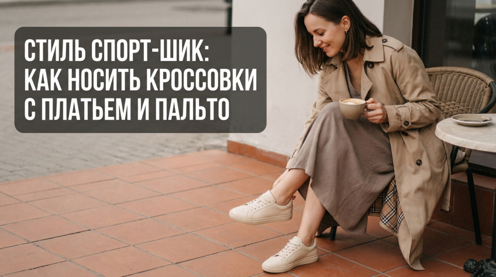    Идеальное сочетание комфорта и элегантности: как правильно носить кроссовки с платьем и пальто. Носим Сутками