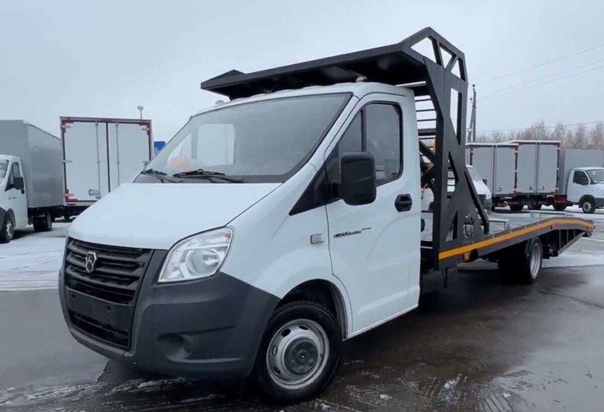     Эвакуатор для багги и квадроциклов на базе Газели Next