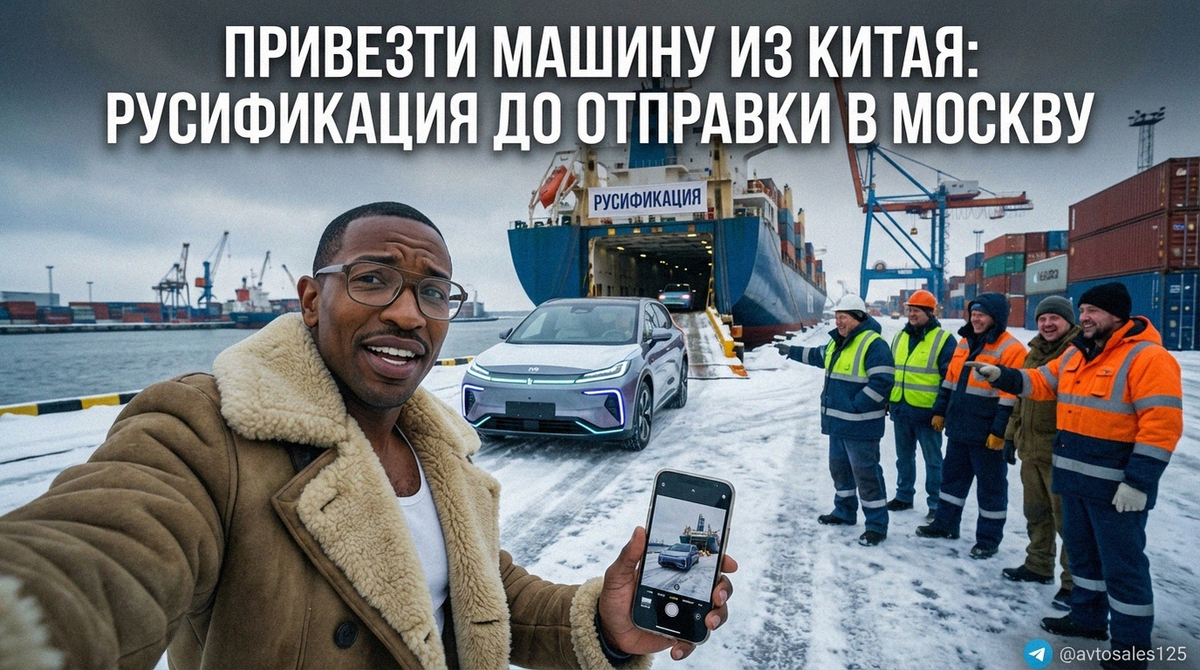    Подготовка и полная русификация китайского авто до прибытия в РФ Авто Сейлс