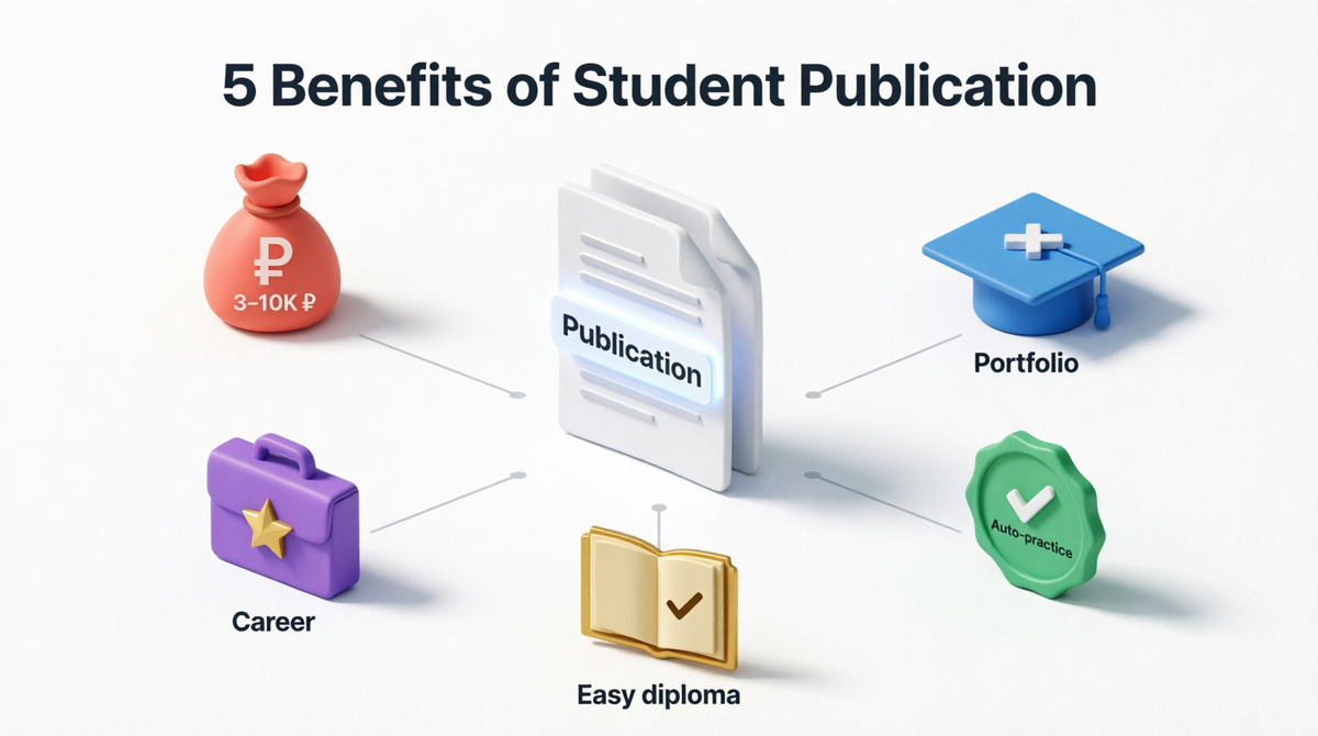 «5 выгод публикации»