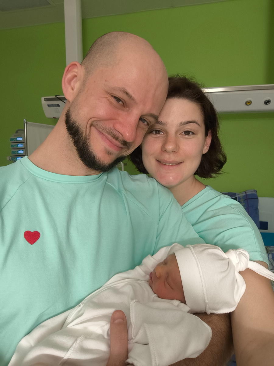 Первая встреча все вместе после рождения Вальда