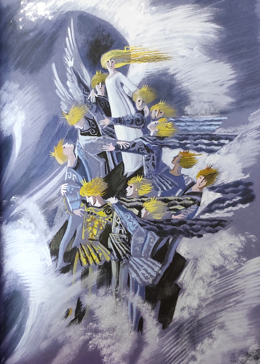 Иллюстрация Ники Гольц из "Большой книги лучших сказок / Ганс Христиан Андерсен"