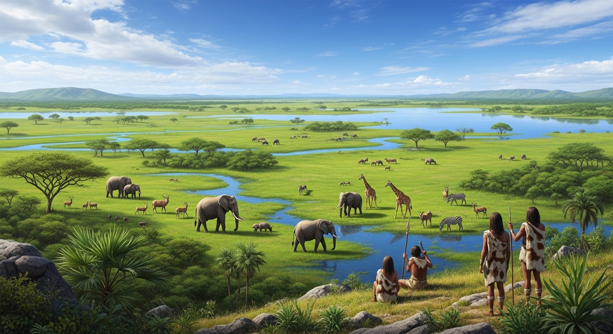 "Зелёная Сахара" океан древнее море Тетис (реконструкция)