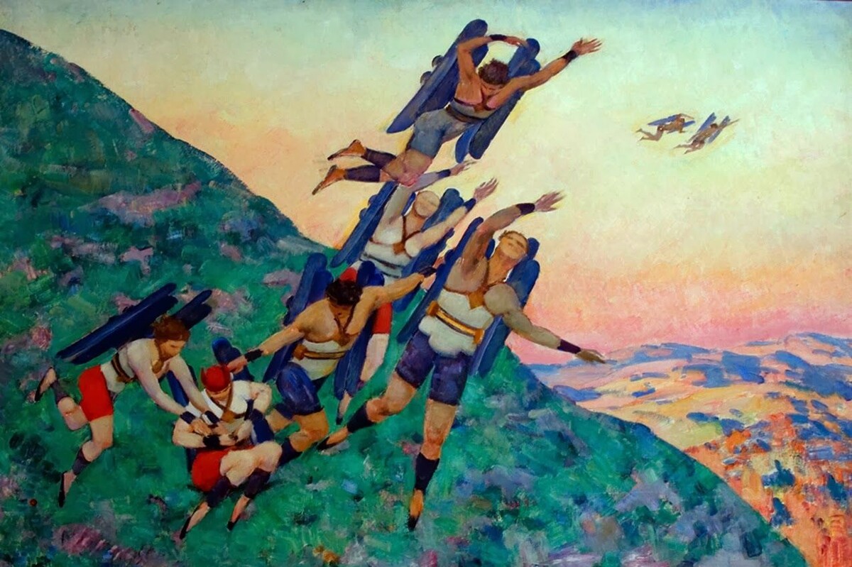     Константин Юон. Новые люди. 1928