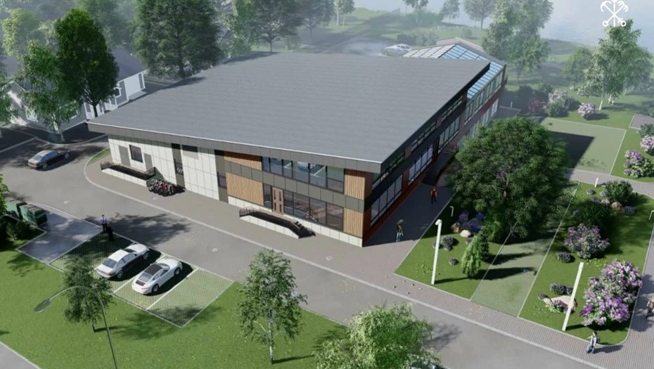    Облик будущего спорткомплекса на Выборгском шоссе, 188, литера А Автор фото: Пресс-служба правительства Петербурга