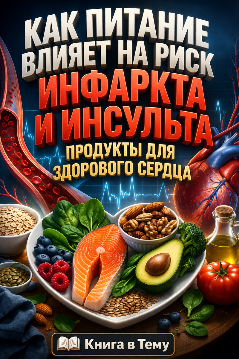 Как питание влияет на риск инфаркта и инсульта: продукты для здорового сердца