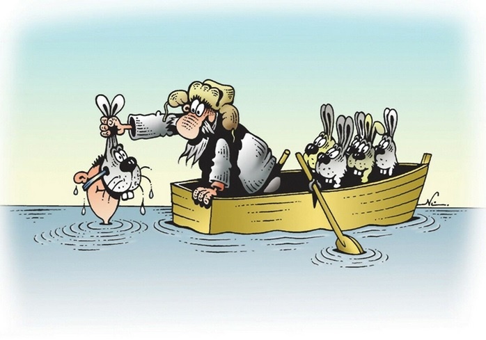 Фокусник против деда Мазая и другие приколы про зайчиков в половодье