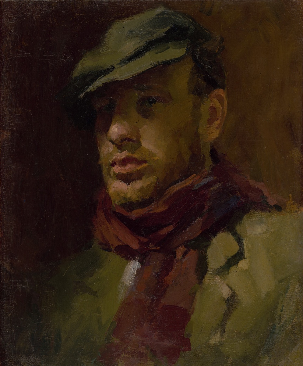 А.Л.Гландин. Автопортрет. 1949. ГТГ.