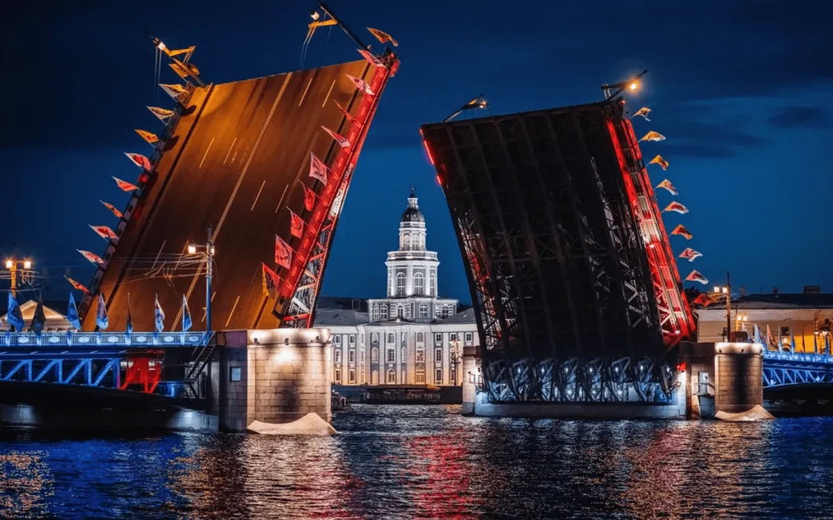Развод мостов в Петербурге в 2026 году