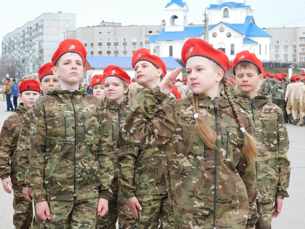    На параде. Фото Анны Зубаревой