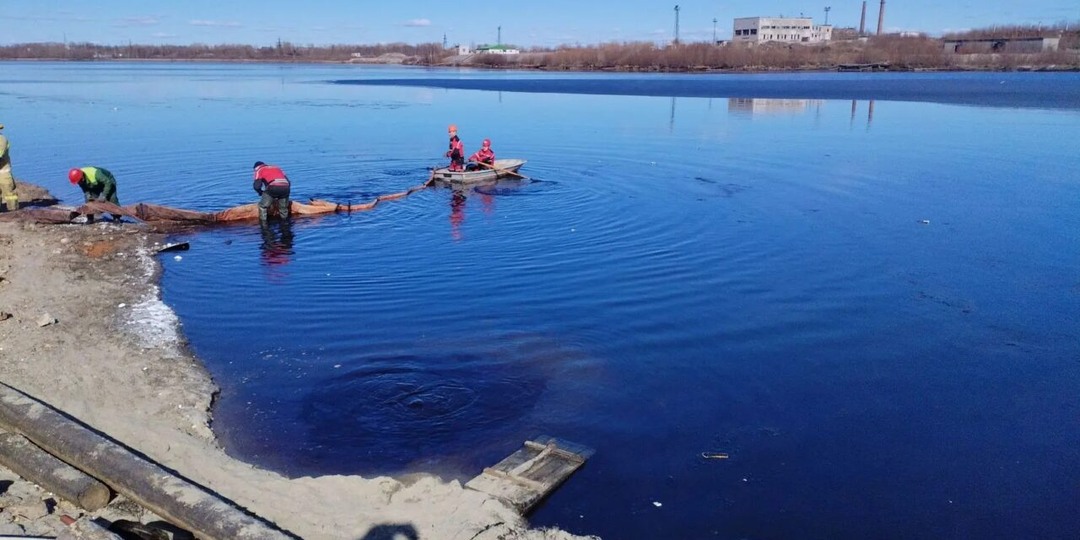 Минприроды Карелии: пятно таллового масла на Выгозере оперативно локализовано
