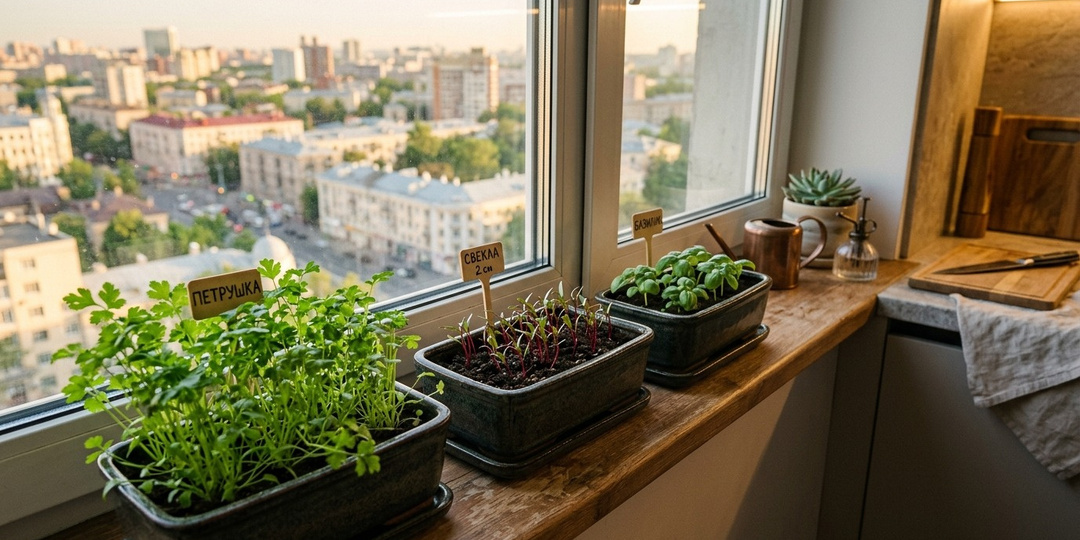 Мобильный огород: как выращивать микрозелень на подоконнике