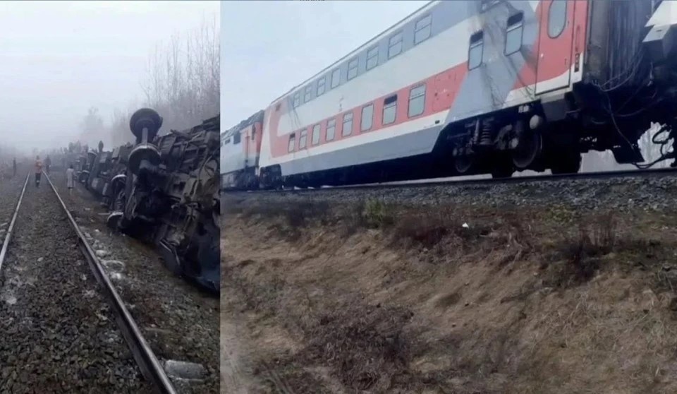    «На наших глазах вытаскивали детишек из вагона»: врач расплакалась, рассказывая о спасении людей из опрокинувшегося поезда Москва — Челябинск СОЦСЕТИ