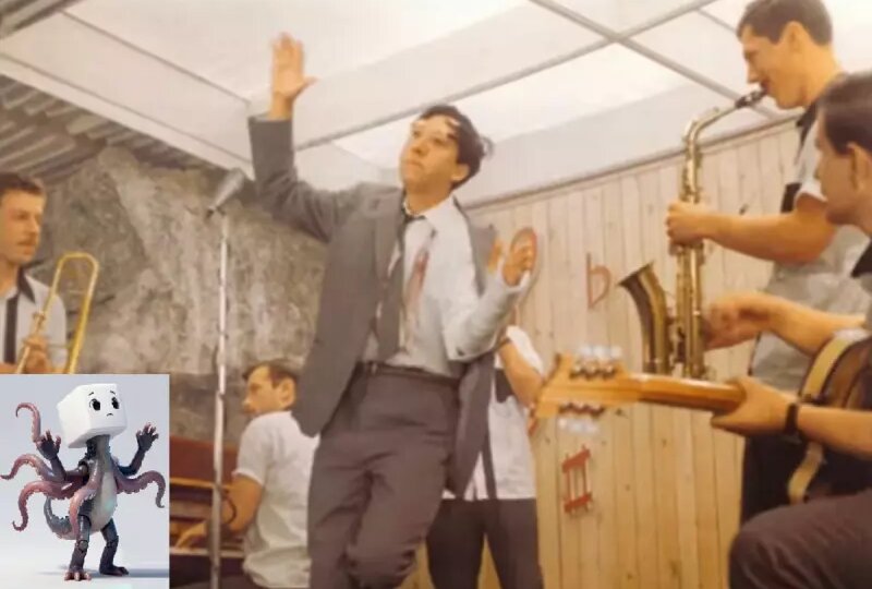 Иллюстрировать эту советскую песню графическим нейросетям не под силу