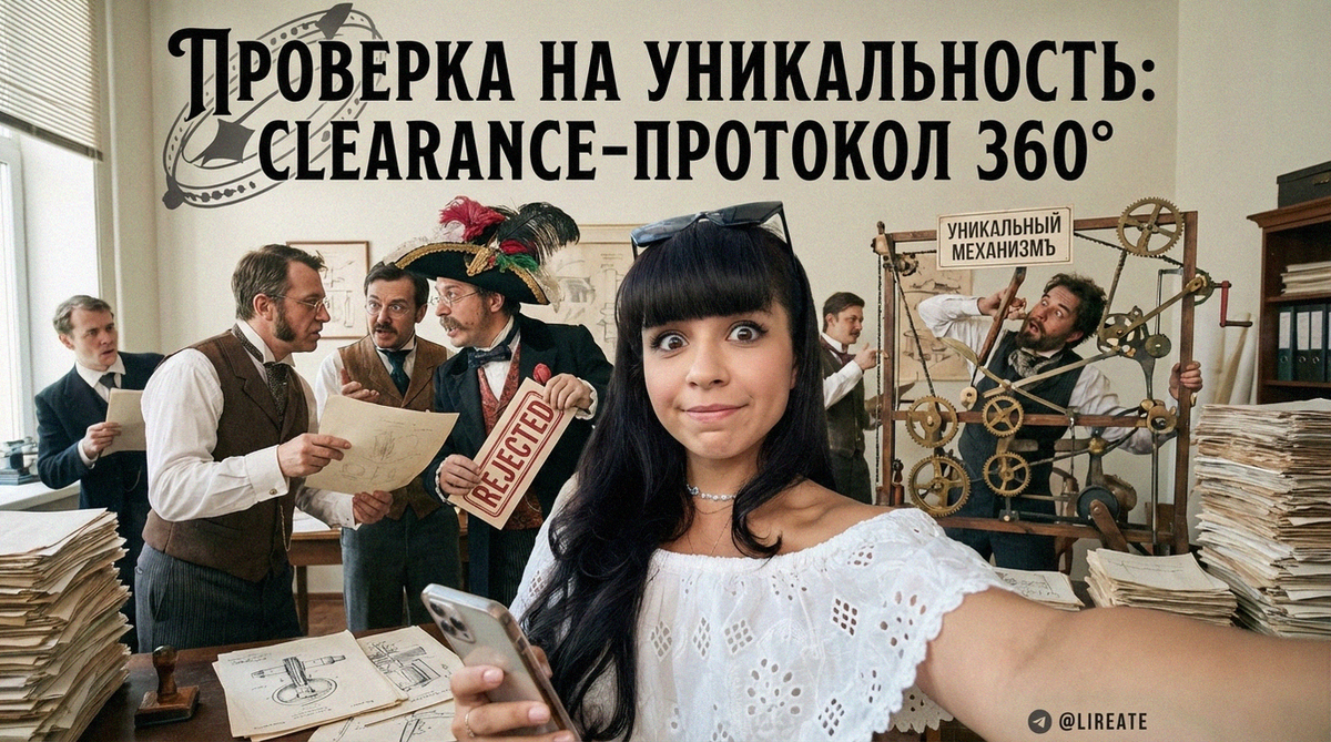    360° clearance-протокол для проверки уникальности названия Лирейт