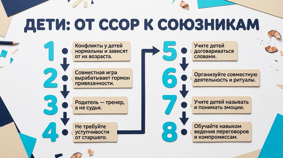 Дети: от ссор к союзникам  📷
