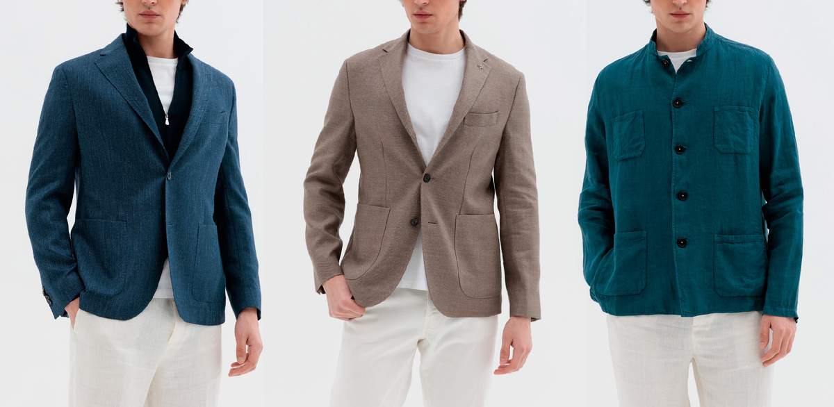 Пиджаки Ereda, Peserico, Massimo Alba