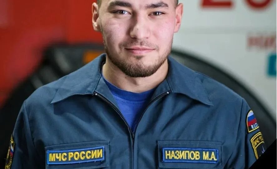 «Красивый, молодой...»: в Нижнекамске простились с пожарным Маратом Назиповым