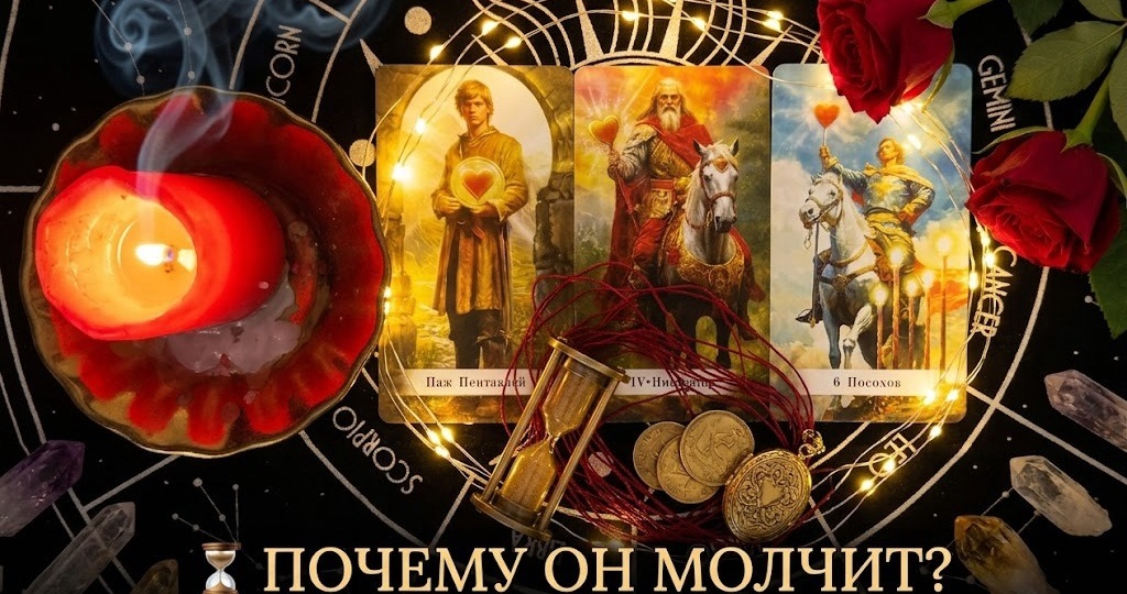 🔥 Он пропал: забыл или страдает в тишине? Вся правда о его молчании прямо сейчас. Честный Таро-расклад