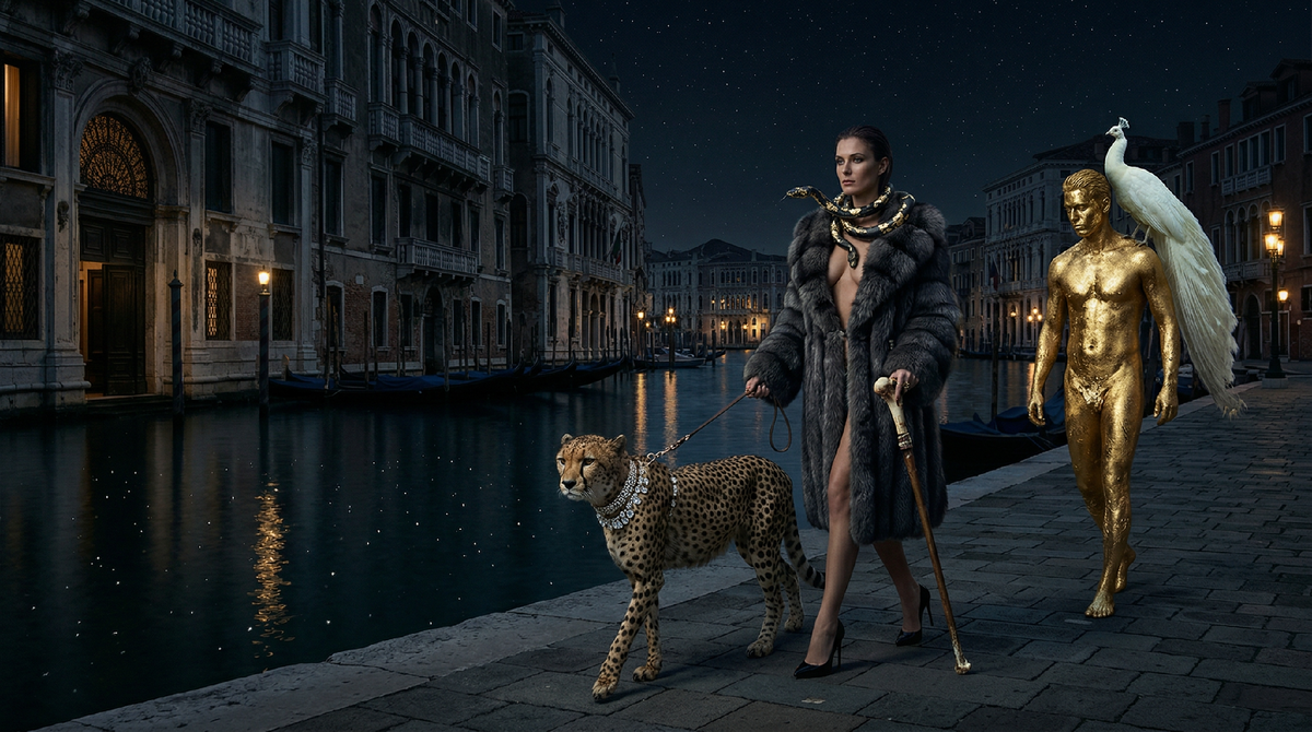 Обычный вторник Луизы Казатти, миланской маркизы.