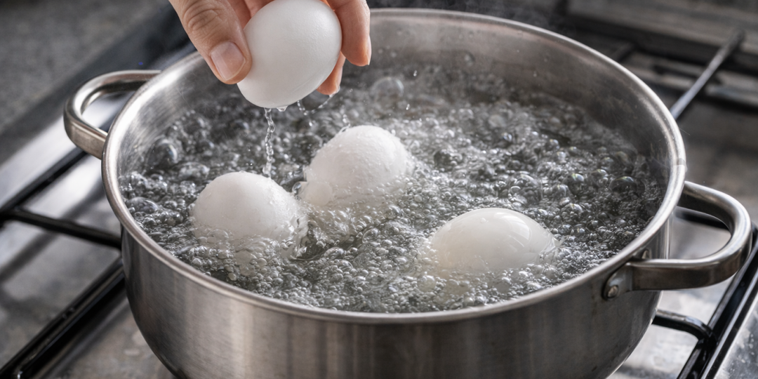 Варю яйца "по науке" на Пасху - и белок больше не резиновый, и желток без серого налета: те самые идеальные