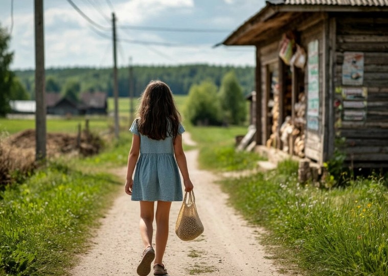За хлебом для бабушки...🔮
