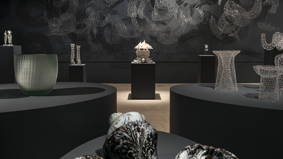 Выставка художественного стекла «Орбиты хрупких тел» в галерее Heritage.📷Фото: предоставлено галереей Heritage