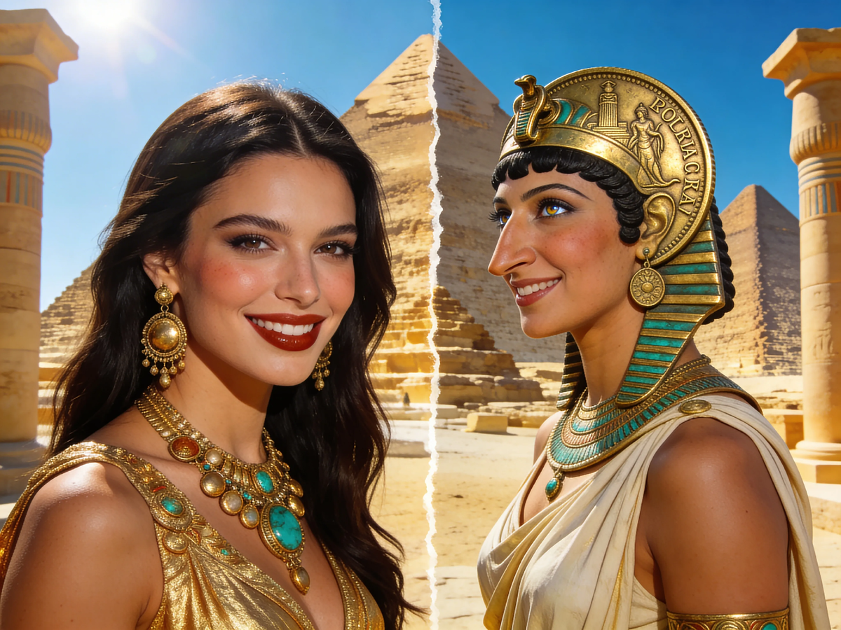 На монетах, отчеканенных при её жизни, у Клеопатры крупный нос, впалые щеки и острый подбородок. Никакой «неземной красоты». Её оружием были ум, языки и политический талант. Но римляне, победившие её, создали миф о «роковой красавице» — так было удобнее объяснять, как женщина могла так долго водить их за нос. Голливуд доделал остальное. А настоящая Клеопатра осталась в тени собственной легенды.