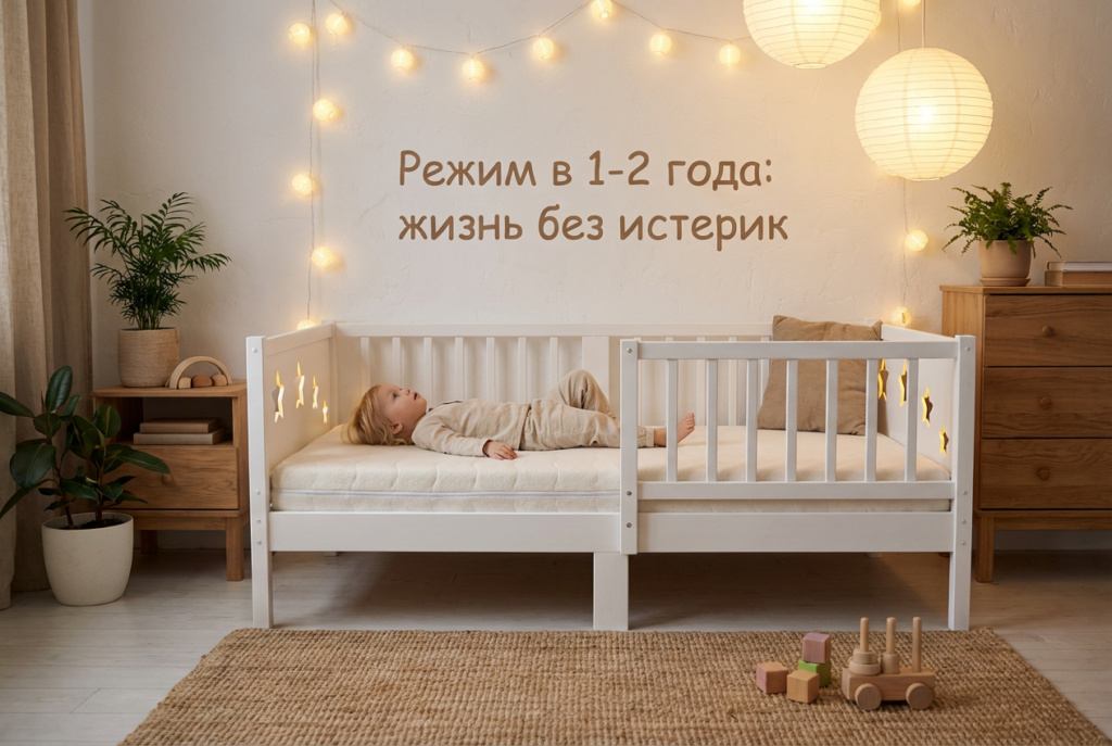    Правильный распорядок дня в 1-2 года укрепляет психику малыша. ecomebel