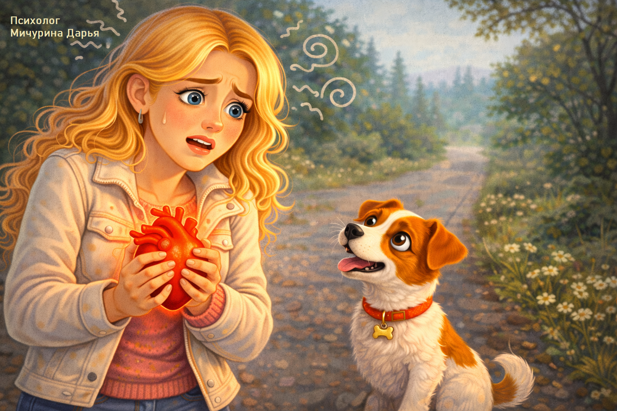 Паническая атака усиливает тревогу: дыхание сбивается и кажется, что что-то с телом и организмом резко идёт не так.