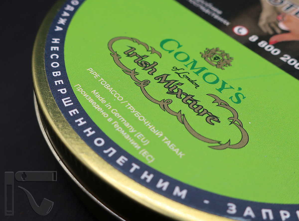 Трубочный табак Comoy's of London Irish Mixture. Фото:©канал "Уголок Курильщика