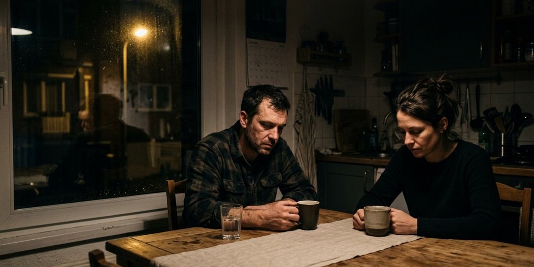 Муж пришел домой среди ночи, сел за стол на кухне и смотрел в окно. Я подсела к нему и поняла все без слов