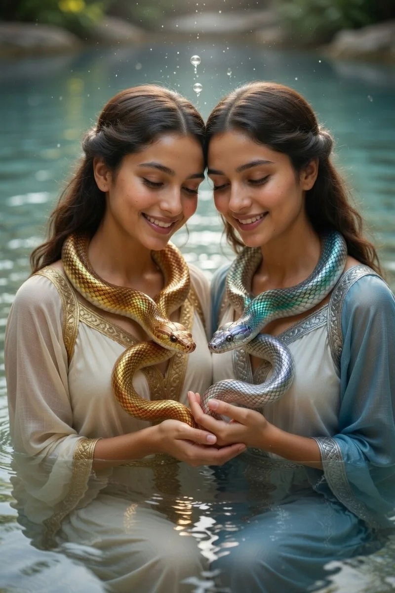 Живые драгоценности. Золото и Серебро, или история о двух змеях