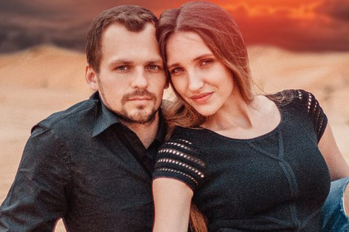 Дарья Янина с мужем. Фото: Газета.ру