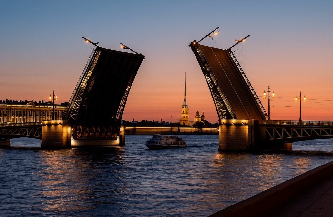 Дворцовый мост Санкт-Петербург