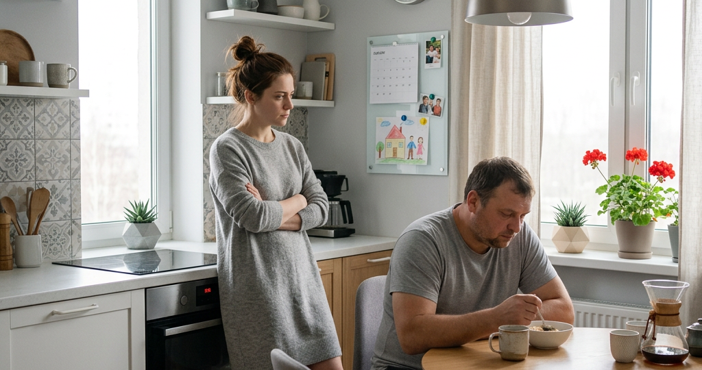 Муж за завтраком сообщил, что мы отдаём трёшку его брату, потому что там двое детей, а у нас всего один. Я улыбнулась и начала собирать вещи