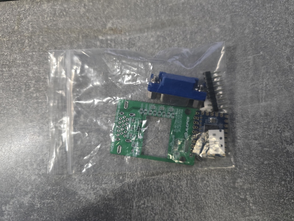 Комплект для сборки конвертера RGB в VGA от АлексЕкб.